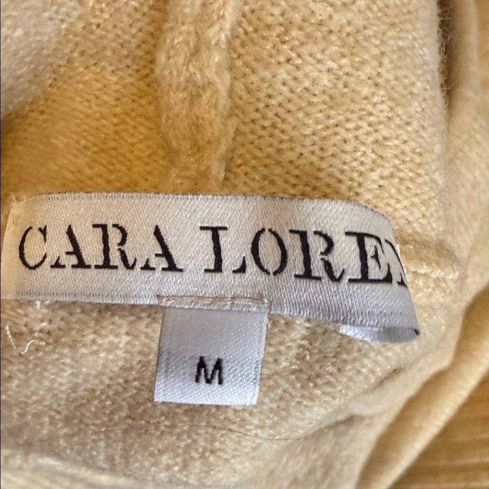 Cara Loren Cozy Tan Sweater Hoodie and Jogger Set ( small hole by tag on pants) - Picture 12 of 12